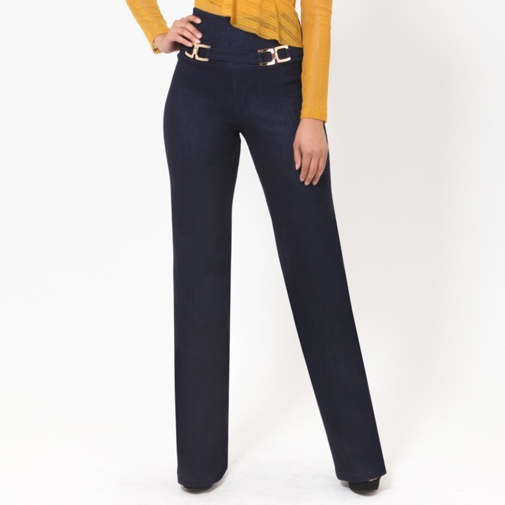 Denim Stretch Pants